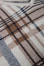 画像をギャラリービューアに読み込む, DOUBLE FOUR SIX-Silicon Print Checked Knit Vest Beige Check
