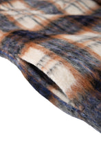 画像をギャラリービューアに読み込む, Checked Brush Down Jacket Beige