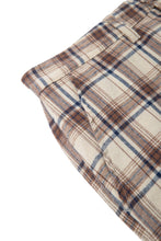 画像をギャラリービューアに読み込む, Checked Wide Pants Beige Check