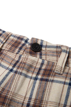 画像をギャラリービューアに読み込む, Checked Wide Pants Beige Check