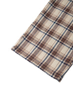 画像をギャラリービューアに読み込む, Checked Wide Pants Beige Check