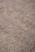 画像をギャラリービューアに読み込む, 446-Leather Emblem Bicolour Knitted Pullover Beige