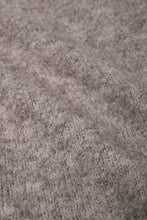 画像をギャラリービューアに読み込む, 446-Leather Emblem Bicolour Knit Cardigan Gray