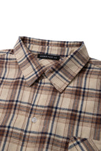 画像をギャラリービューアに読み込む, DOUBLE FOUR SIX- Back Logo Checked Shirt Beige Check