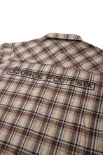 画像をギャラリービューアに読み込む, DOUBLE FOUR SIX- Back Logo Checked Shirt Beige Check