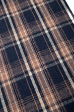 画像をギャラリービューアに読み込む, DOUBLE FOUR SIX- Back Logo Checked Shirt Navy Check