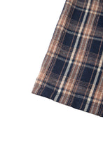 画像をギャラリービューアに読み込む, DOUBLE FOUR SIX- Back Logo Checked Shirt Navy Check