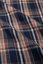 画像をギャラリービューアに読み込む, DOUBLE FOUR SIX- Back Logo Checked Shirt Navy Check