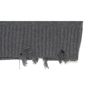 画像をギャラリービューアに読み込む, Grunge Knit Dress Charcoal