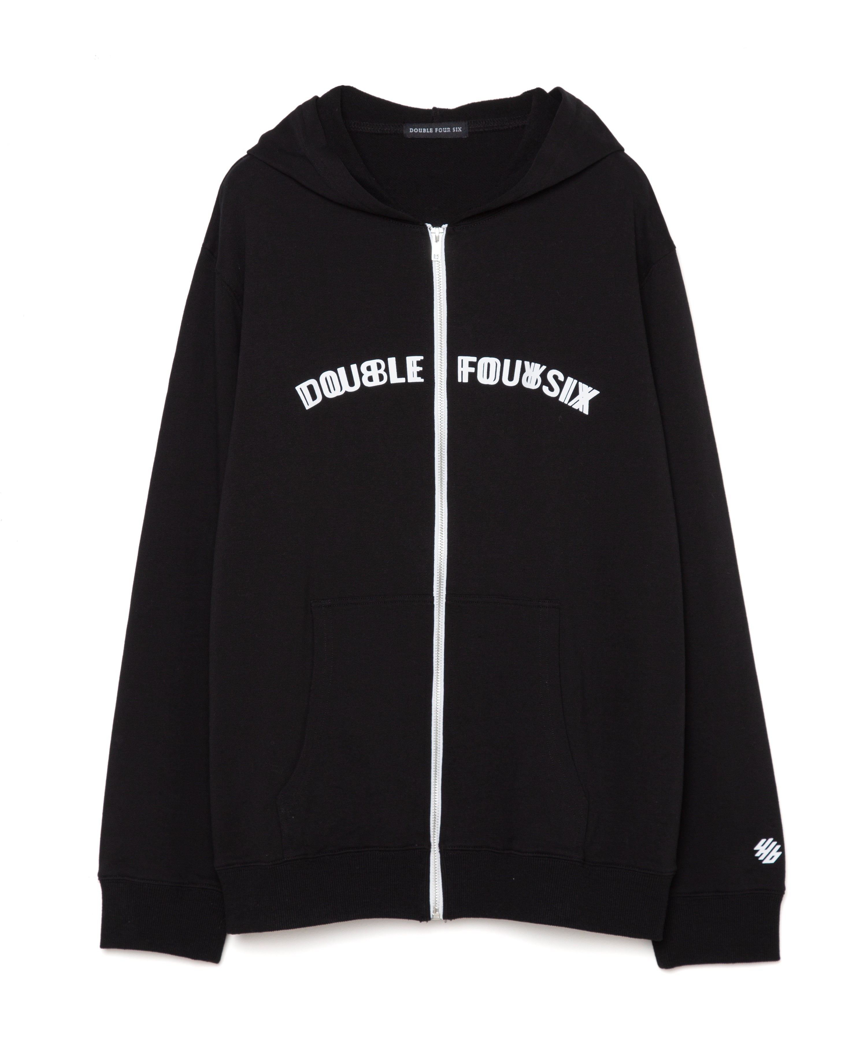 日本正式代理店 新品 DOUBLE FOUR SIX Zipped Hoodie 與真司郎 【公式