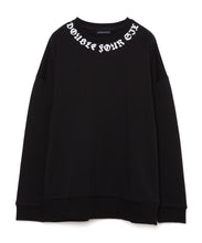 画像をギャラリービューアに読み込む, DOUBLE FOUR SIX-Neckline Logo Sweatshirt Dress