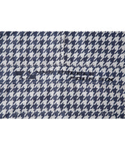 画像をギャラリービューアに読み込む, DOUBLE FOUR SIX-Houndstooth Pattern Front Logo Hoodie Chidori Navy