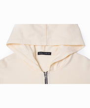 画像をギャラリービューアに読み込む, DOUBLE FOUR SIX-Front Logo Zip Hoodie Ecru