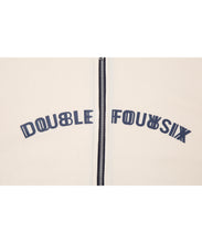 画像をギャラリービューアに読み込む, DOUBLE FOUR SIX-Front Logo Zip Hoodie Ecru