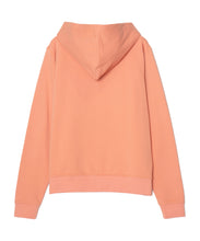 画像をギャラリービューアに読み込む, DOUBLE FOUR SIX- Leather Emblem Zip Up Hoodie Salmon pink