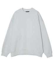 画像をギャラリービューアに読み込む, 446-Oversize Back Camel Long Sleeve Sweatshirts Blue