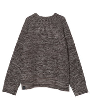 画像をギャラリービューアに読み込む, DOUBLE FOUR SIX- Mix yarn Raglan Sleeve Knit Cardigan Gray MIX