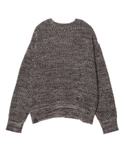 画像をギャラリービューアに読み込む, DOUBLE FOUR SIX- Mix yarn Knit Pullover Gray MIX