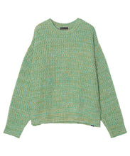 画像をギャラリービューアに読み込む, DOUBLE FOUR SIX- Mix yarn Knit Pullover Green MIX