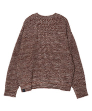 画像をギャラリービューアに読み込む, DOUBLE FOUR SIX- Mix yarn Knit Pullover Brown MIX