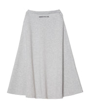 画像をギャラリービューアに読み込む, DOUBLE FOUR SIX- Front Logo Cardboard Fabric Skirt Gray 杢