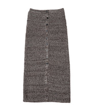 画像をギャラリービューアに読み込む, DOUBLE FOUR SIX- Mix yarn Knit Skirt Gray MIX