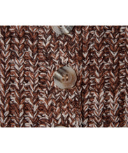 画像をギャラリービューアに読み込む, DOUBLE FOUR SIX- Mix yarn Knit Vest Brown MIX