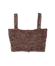 画像をギャラリービューアに読み込む, DOUBLE FOUR SIX- Mix yarn Knit Vest Brown MIX