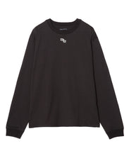 画像をギャラリービューアに読み込む, DOUBLE FOUR SIX- Logo Print Long Sleeve T-shirt Black