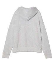 画像をギャラリービューアに読み込む, DOUBLE FOUR SIX- Leather Emblem Zip Up Hoodie Gray 杢