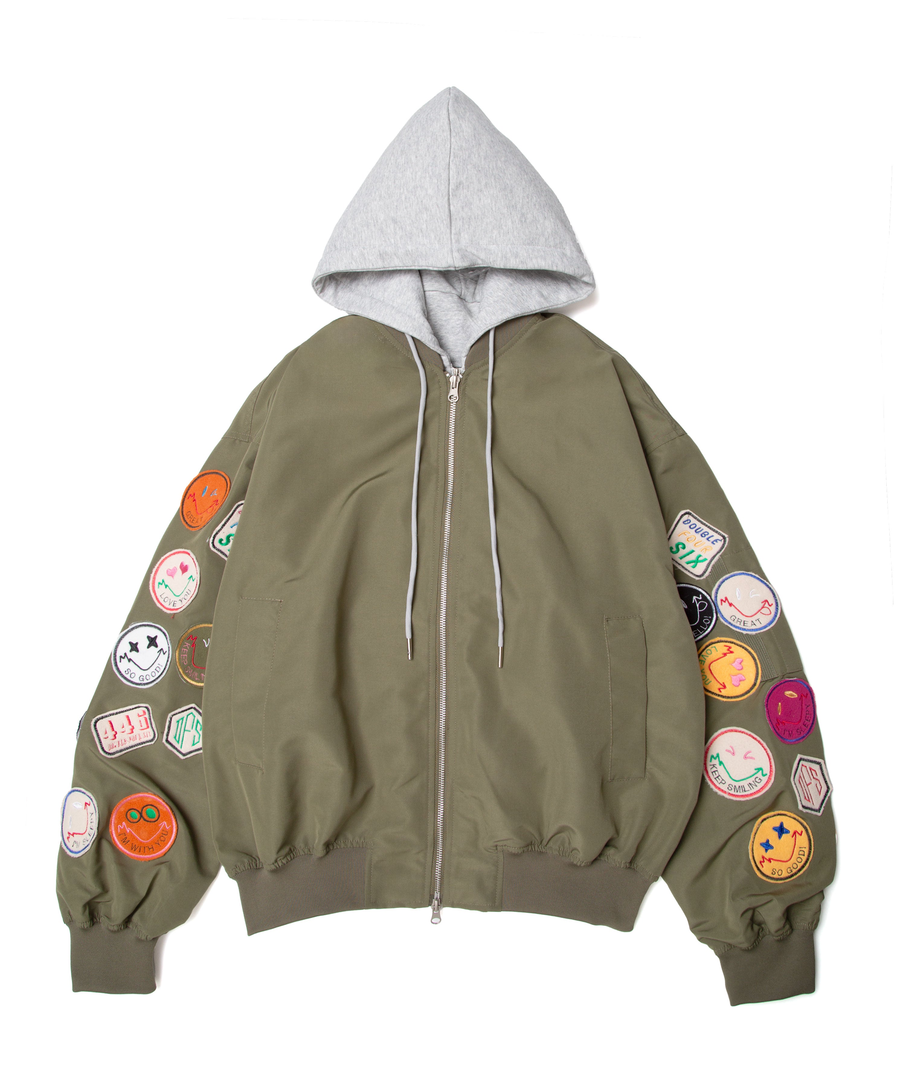 数量限定】LHPコラボ WAPPEN MA-1 KHAKI – 446 - DOUBLE FOUR SIX -