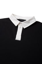 画像をギャラリービューアに読み込む, DOUBLE FOUR SIX- Long Sleeve Polo Shirt Black