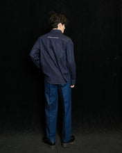 画像をギャラリービューアに読み込む, DOUBLE FOUR SIX-Open Collar Denim Shirt Indigo