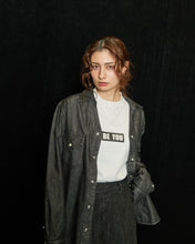 画像をギャラリービューアに読み込む, Message Print T-shirt White