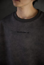 画像をギャラリービューアに読み込む, DOUBLE FOUR SIX- Fade Printed Jersey Sweatshirt Gray