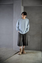 画像をギャラリービューアに読み込む, 446- Message Print Football Sweatshirt Baby Blue