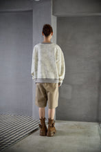 画像をギャラリービューアに読み込む, DOUBLE FOUR SIX- Fade Printed Jersey Sweatshirt Ivory