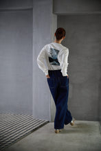 画像をギャラリービューアに読み込む, Barrel Leg One Wash Denim Pants Indigo Blue