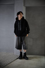 画像をギャラリービューアに読み込む, DOUBLE FOUR SIX- Logo Tape Hoodie Black