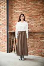画像をギャラリービューアに読み込む, Multi-Pleated Skirt Mocha