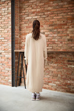 画像をギャラリービューアに読み込む, Grunge Knit Dress Beige