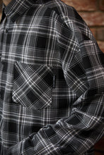 画像をギャラリービューアに読み込む, Relaxed Fit Plaid Shirt Black Check