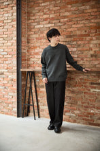 画像をギャラリービューアに読み込む, Grunge Knit Sweater Charcoal