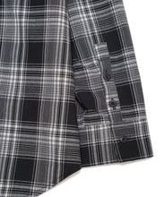 画像をギャラリービューアに読み込む, Relaxed Fit Plaid Shirt Black Check