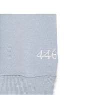 画像をギャラリービューアに読み込む, 446- Message Print Football Sweatshirt Baby Blue