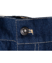 画像をギャラリービューアに読み込む, Barrel Leg One Wash Denim Pants Indigo Blue