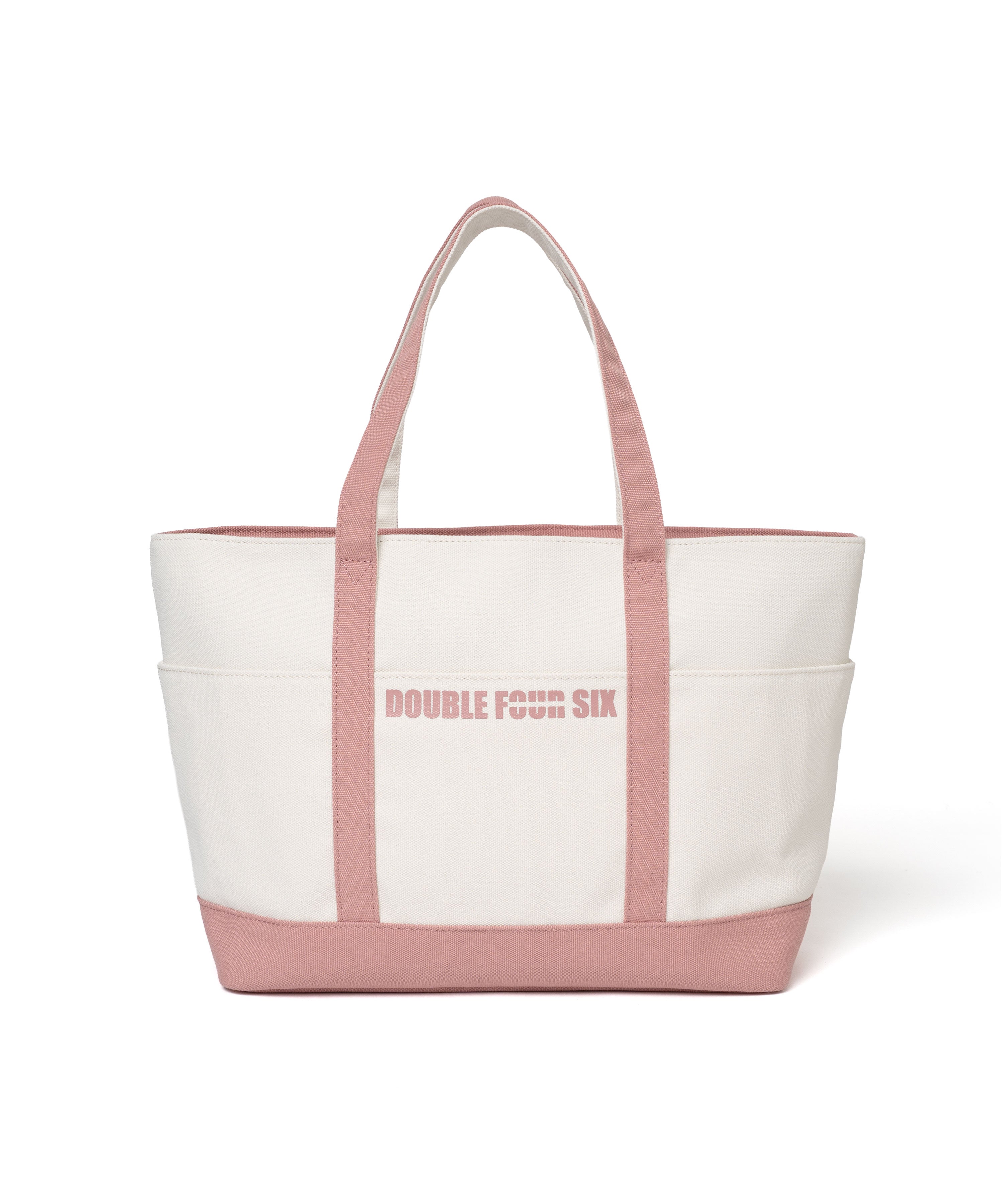 446-DOUBLE FOUR SIX-Fastener Tote Bag Vintage Pink – 446 - DOUBLE
