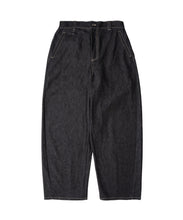 画像をギャラリービューアに読み込む, Barrel Leg One Wash Denim Pants Black
