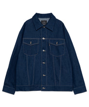 画像をギャラリービューアに読み込む, DOUBLE FOUR SIX- One Wash Denim Jacket Indigo Blue