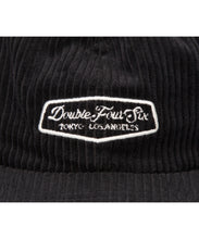 画像をギャラリービューアに読み込む, DOUBLE FOUR SIX- Front Logo Corduroy Cap Black